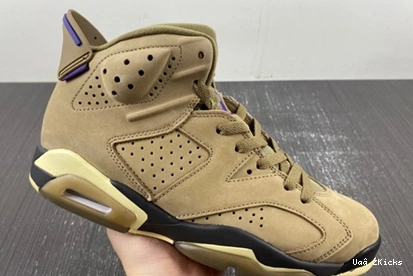 Jordan 6 602 Gore-Tex Kelp Breathable  Brown Retro FD1643-300 (Women's) 0719